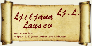 Ljiljana Laušev vizit kartica